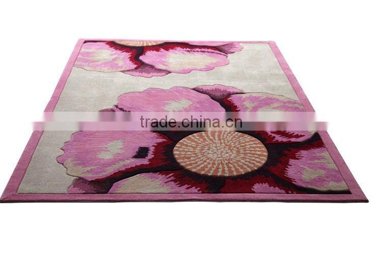 Chinese Wool And Silk Hand Tufted Carpet Rugs Handmade Wool Carpet YB-A006