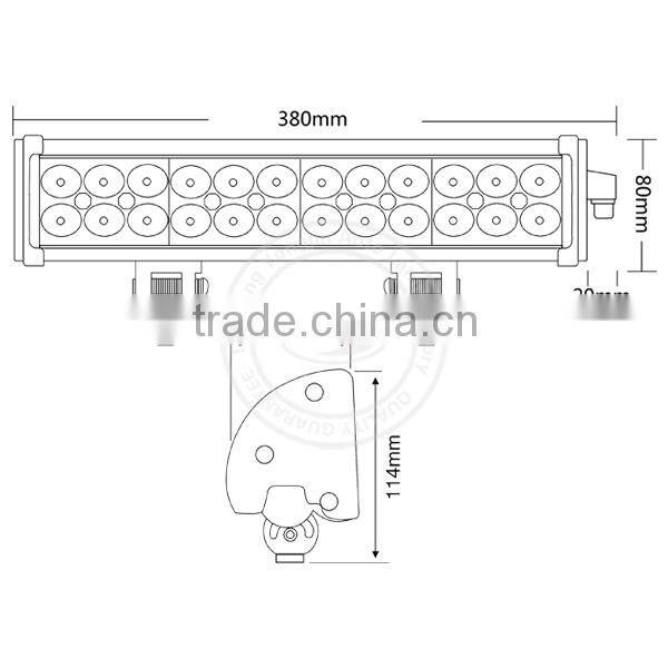 4x4 accessories 72w 12 volt led light bar offroad led lights for trucks jeep wrangle