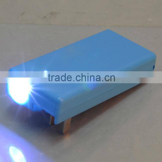 High capacity 5v smartphone battery charger with AC plug 220v input voltage, MP011