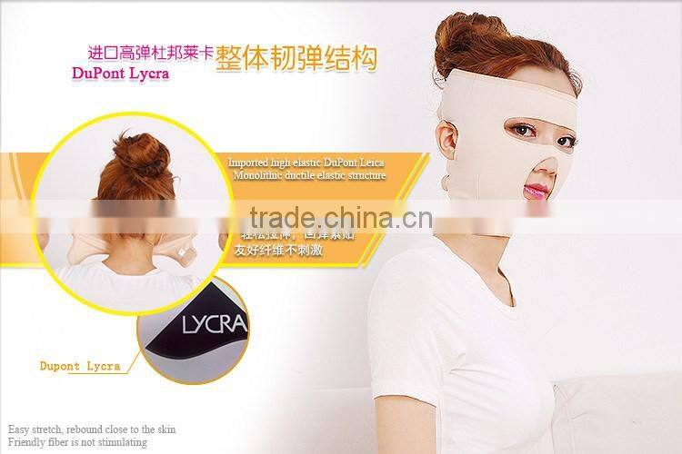 Large stock Effective thin Chin Masseter lycra stereo face Slimming Belt