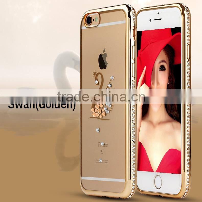 2016 new products ultra thin stylish tpu shinning glitter cell phone case cover for iphone 6/6s