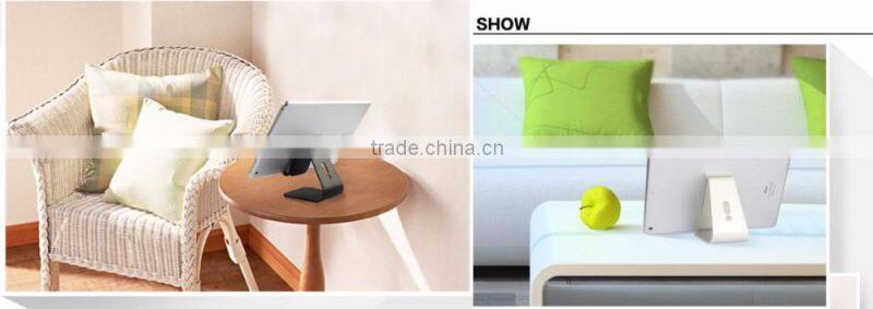Aluminum desk top micro suction tablet holder stand for iPhone, iPad
