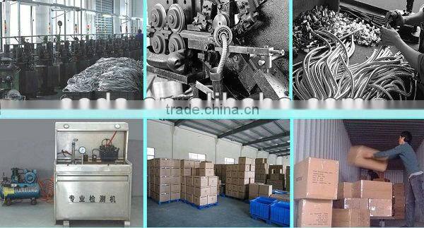 bathroom chrome plated shower hose with EPDM