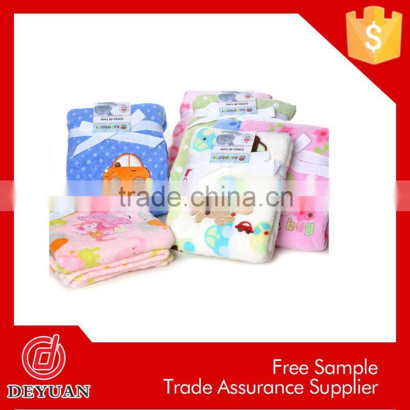 High quality 100% cotton newborn baby blanket