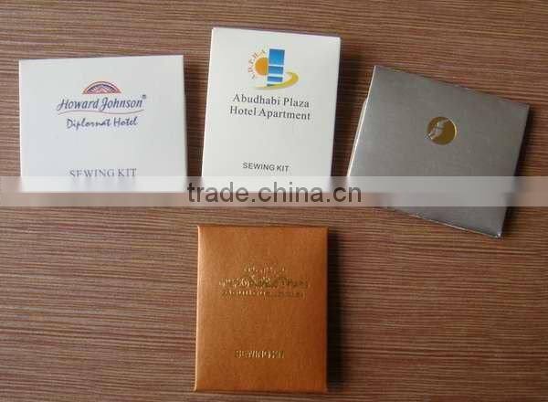 China manufacturer disposable hotel sewing kit /accordion sewing box