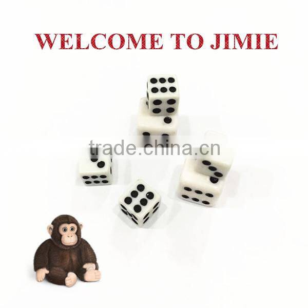 8mm high quality acrylic normal dot mini dice