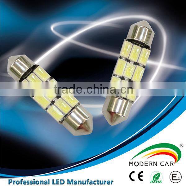 CE certification High power Festoon led 5630 5050 COBSMD 12v 8w led car bulb
