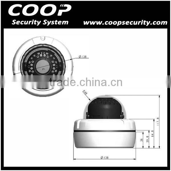 Day and Night Vandalproof IR Camera HD SDI 1080P Dome CCTV HD SDI Camera