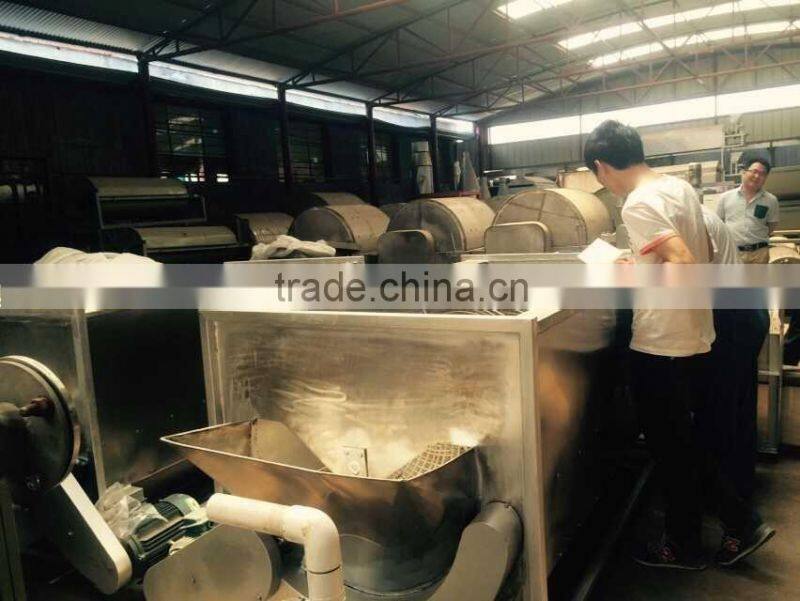 500Kg Per Hour Electric Potato Peeler For Potato Processing Machine