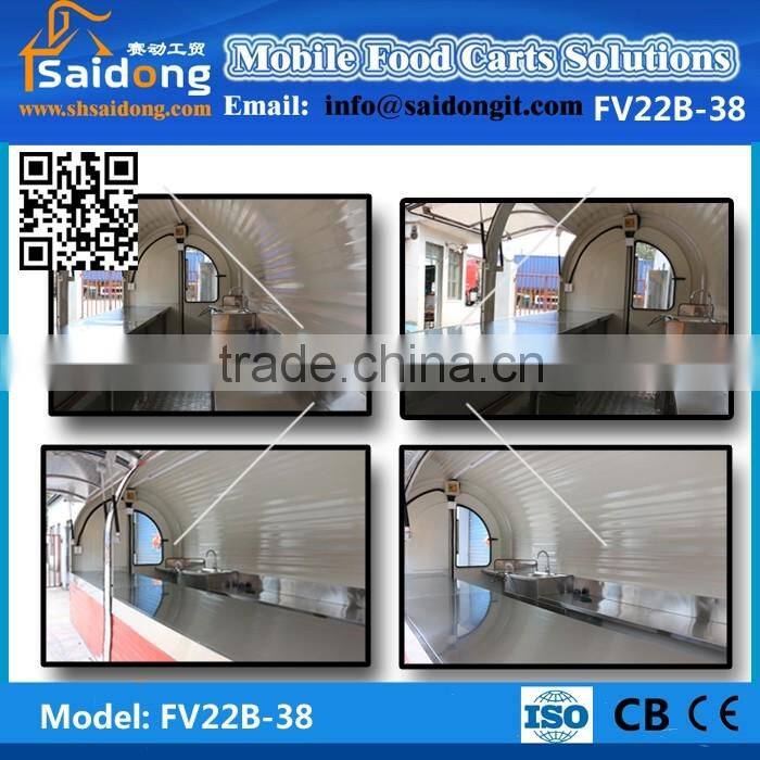 Newest design BBQ cart-kebab van-coffee cart trailer for sale coffee,snack food,crepe