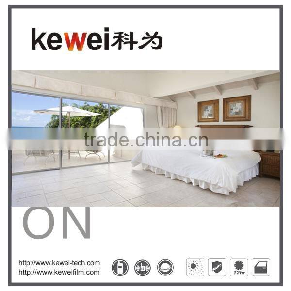 PDLC Non-adhesive smart film used for laminated glass, used widely
