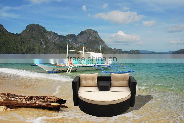 Relax Chair and Ottoman Wicker Patio Set