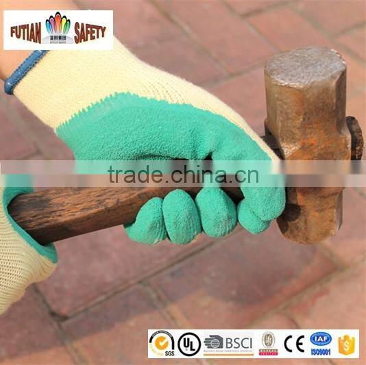 FTSAFETY labour protection glove with latex coated