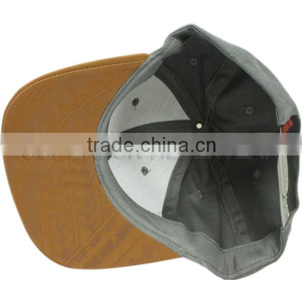 promotional brand leather belt snapback cap
