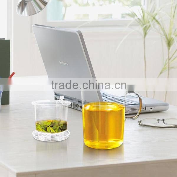 Pyrex Glass Teacups/ Personal Office Glass Mugs with Deeper