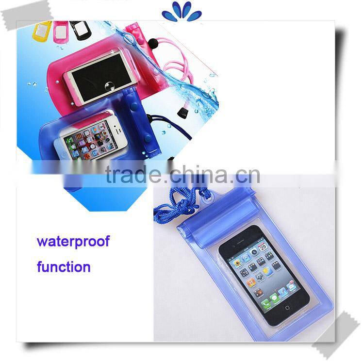High quality promotion custom printed PVC cell phone waterproof bag