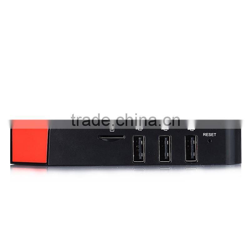 Vensmile M8S plus Quad Core Amlogic S905 With Android5.1 System 2G,16G Red and black color choose S905 tv box S905 M8S plus
