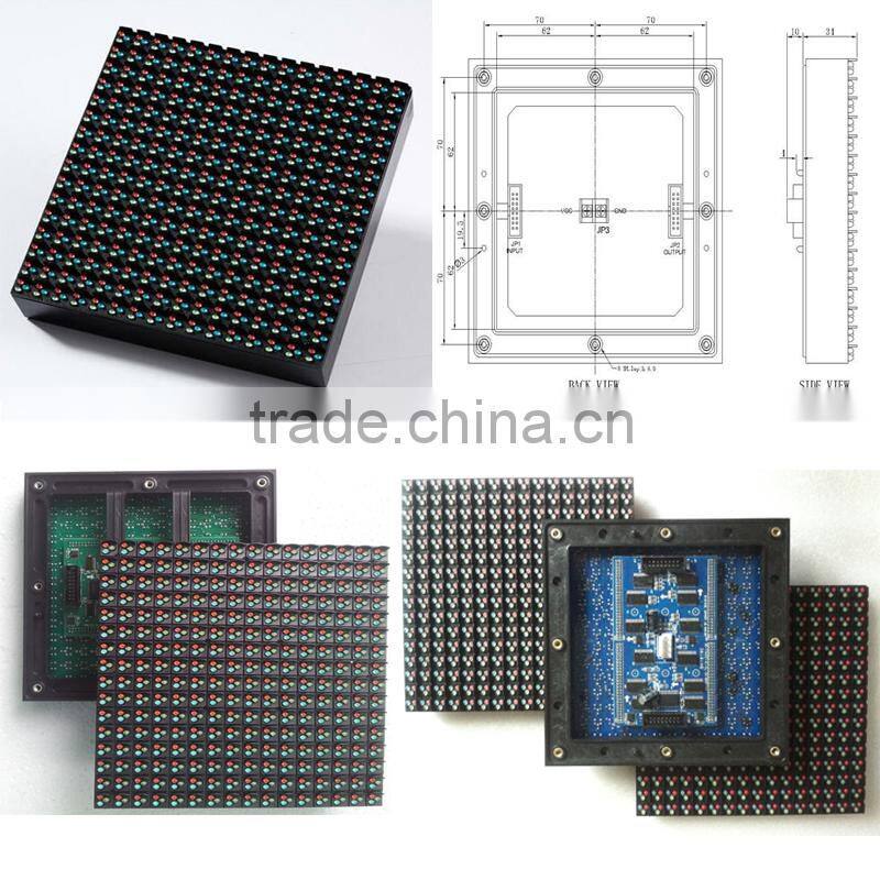 RGX P10 full color outdoor led screen for advertising, two pillar led advertising led display