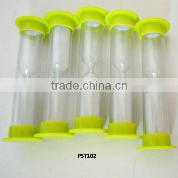 Plastic Sand Timer, 1 Minute Hourglass, 2 Minutes Sand Clock, 3 Minutes Sand Watch