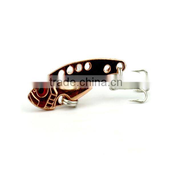 3.5cm,3.2g equipment VIB lures with hook metal fishing lure