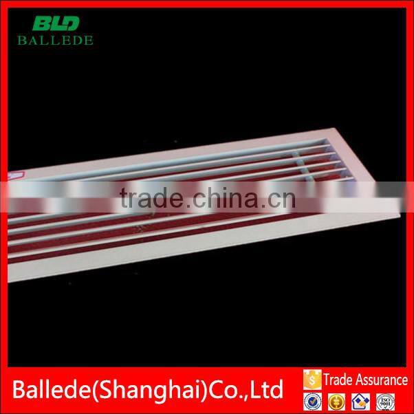 Interior slot diffuser air grille