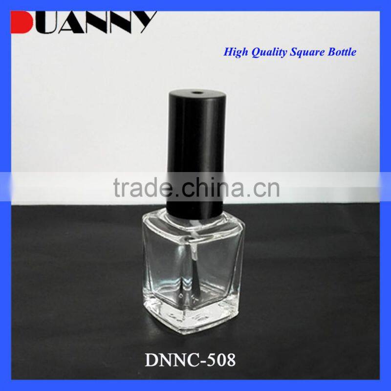 Clear Glass Nail Polish Bottle with White Cap Packaging,Clear Nail Polish Bottle with White Cap