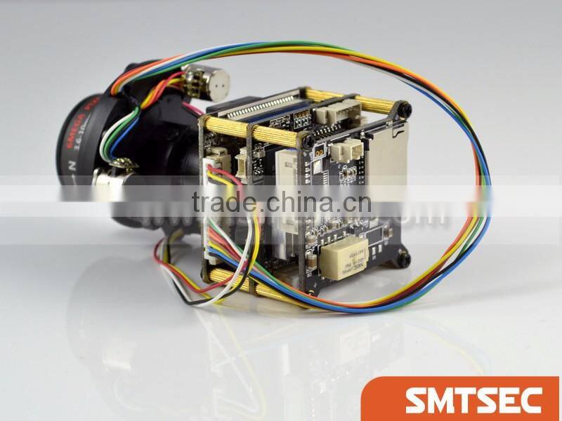 SMTSEC SONY IMX178 Hi3516A H.265 5.0mp real time IP Camera module PCB Board Audio USB POE Wifi Motorized zoom, DIY (SIP-E178A)