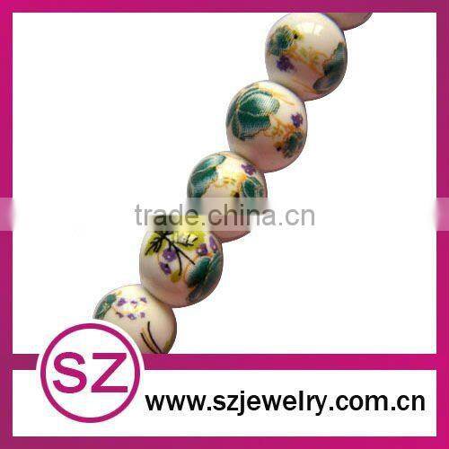 T38 2014 hot sale ceramic crytal bead jewelry