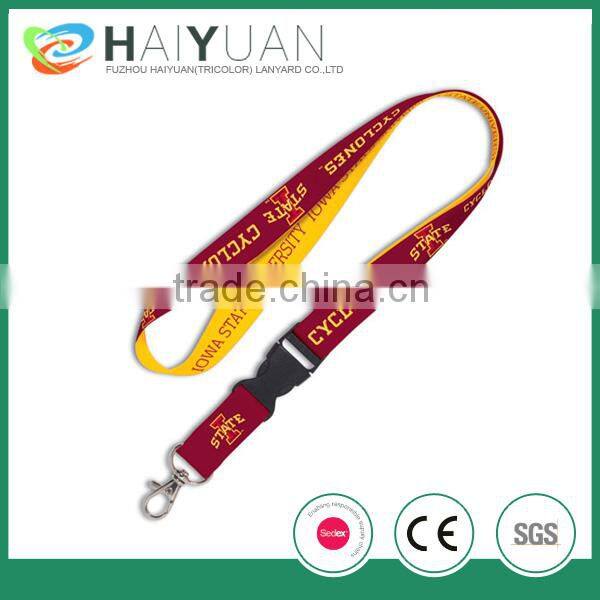promotional Remove before flight woven lanyards