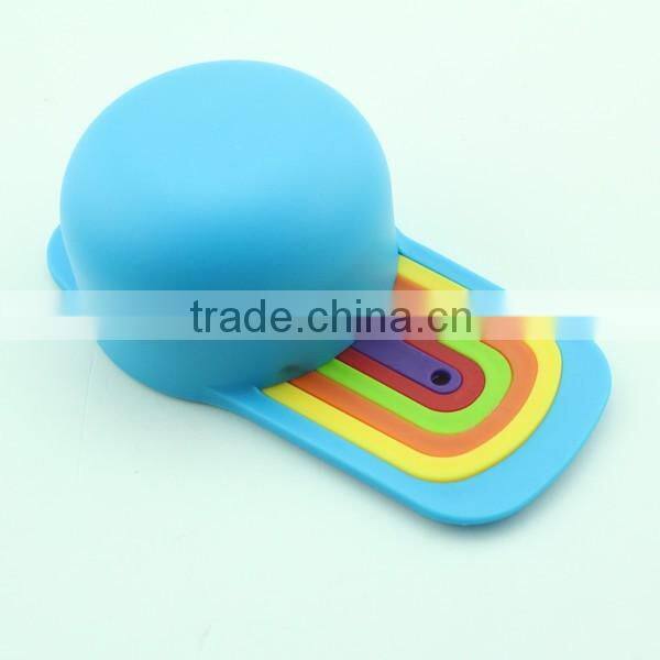 Professional Set of Plastic Measuring Spoons 6PCS Multi-Color