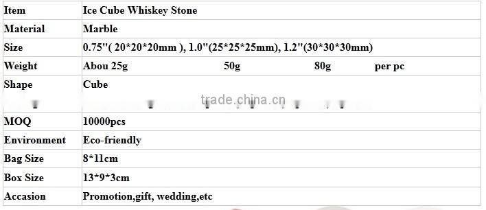 Fashionable personalize engraving whiskey stone ice cube gifts for whiskey lovers