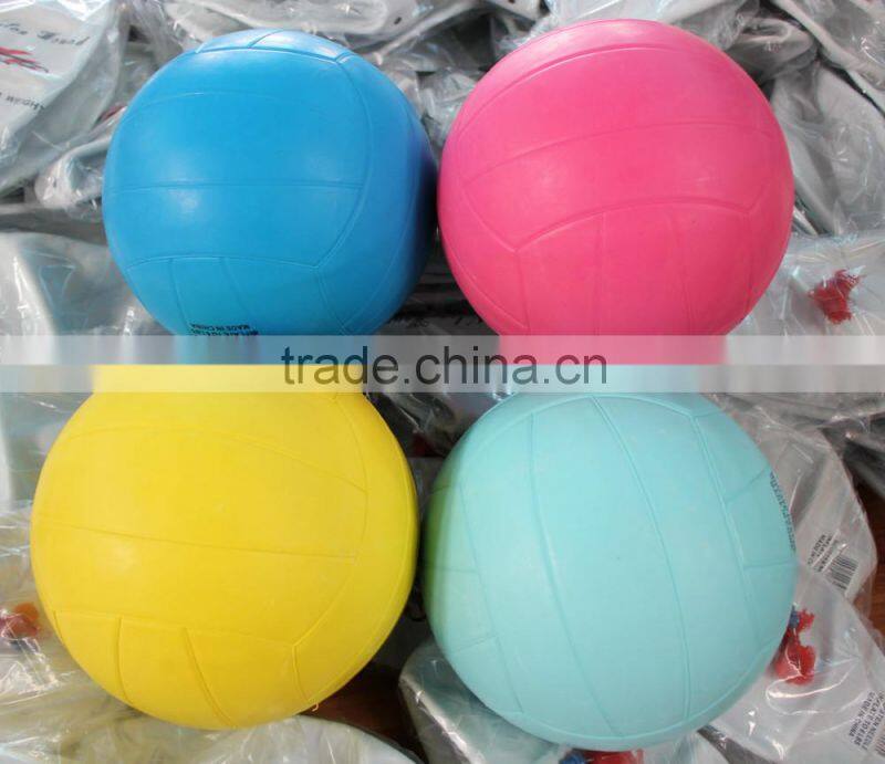 plain blue rubber standard size volleyball