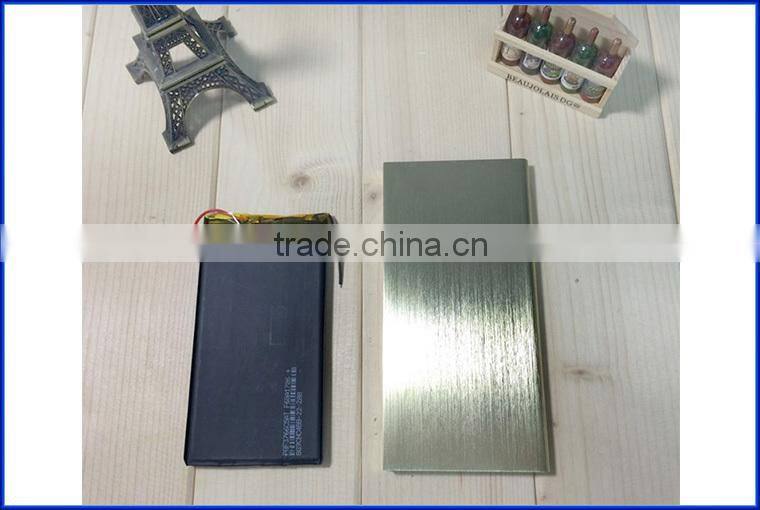 1 year warranty ultra thin power bank built in cable high capacity phone charger