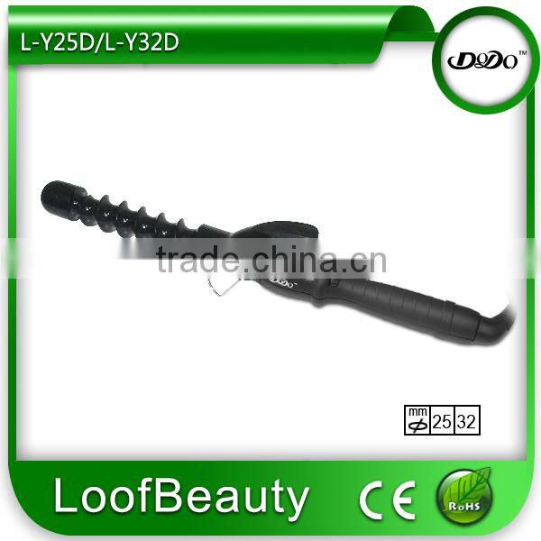 ptc heater type hair curlers with plastic