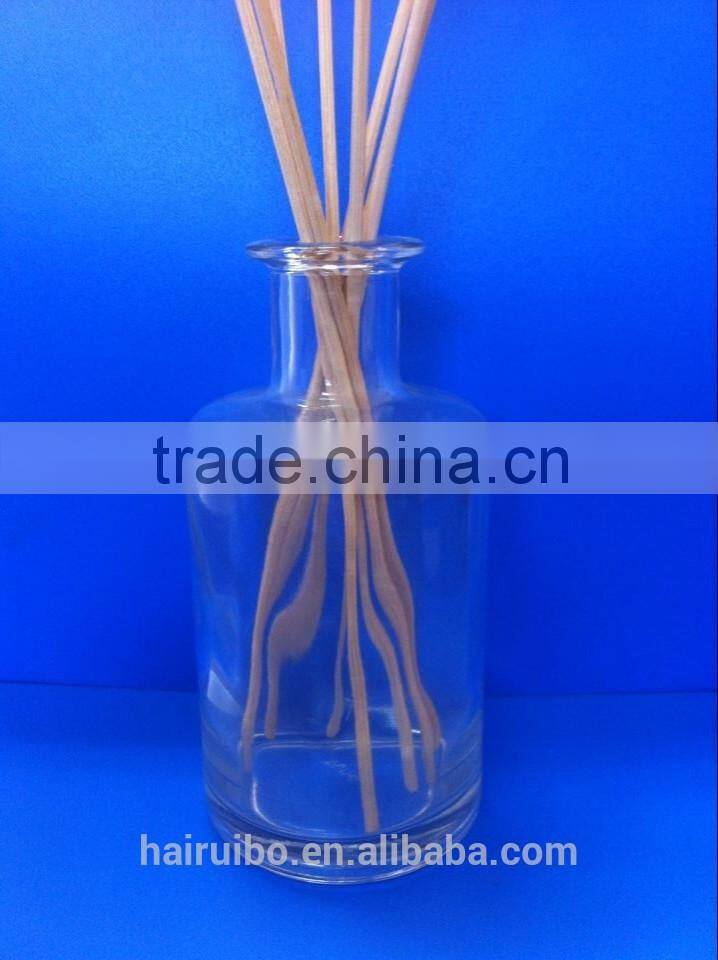Aroma Reed Diffuser Glass Bottle with Natural Rubber Plug&Unbleached Reed Sticks