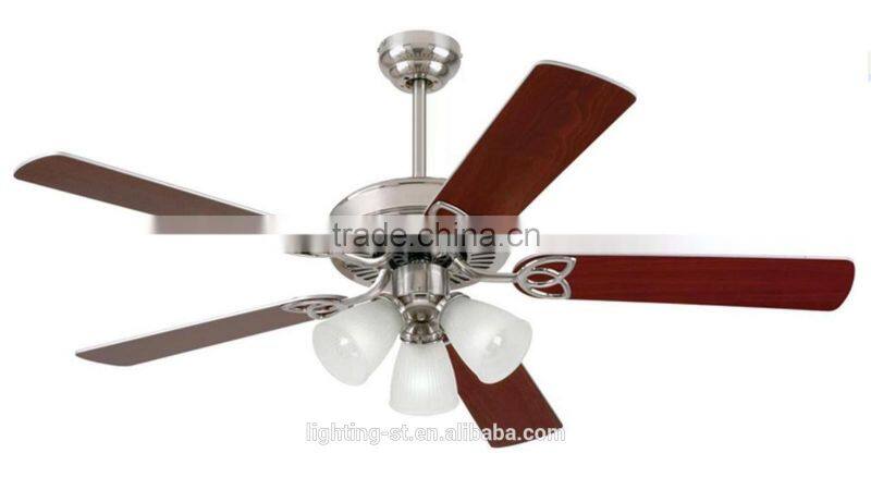 CEILING FAN 52" - VINTAGE BLACK WITH WEATHERED OAK PT1306-1