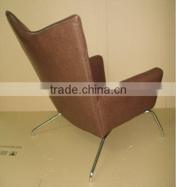 modern lounge chair, Hans J Wegner Wing chair replica