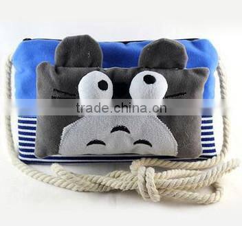 Lovely Girls' Handmade Animal Plush Small bag/plush pencil bag