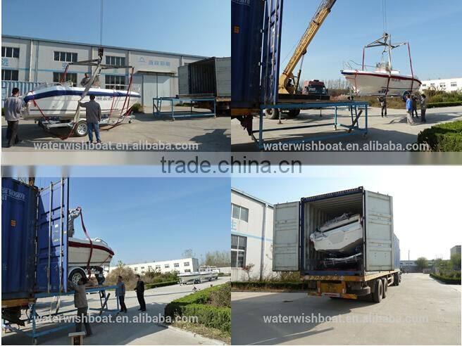 QD 25 cabin fiberglass approved hard top fishing boat