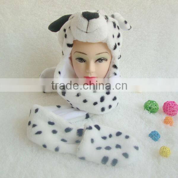 Stuffed Winter Plush Animal Hat with Paws