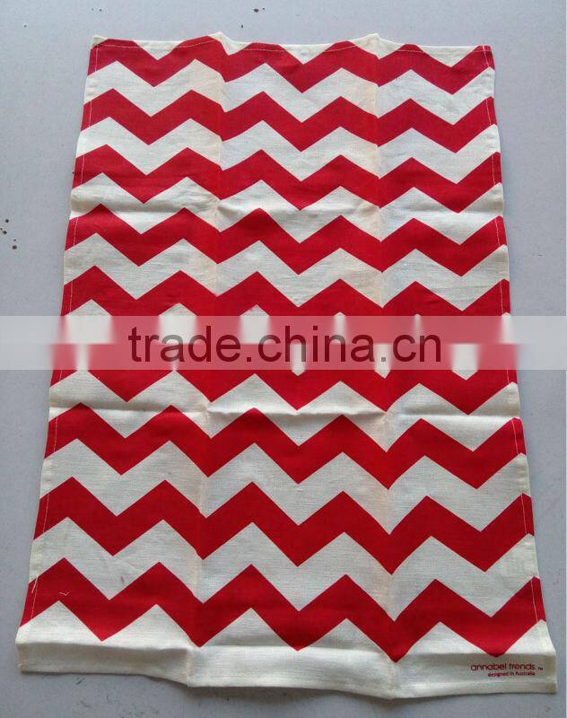 kitchen linen tea towel for promotion and giftkitchen printed tea towel for home decoration cat design