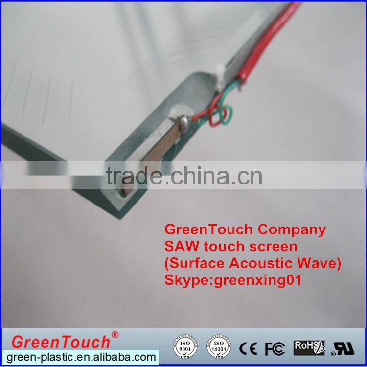 Surface Acoustic Wave touch screen 10.4",12.1",15",15.6",17"18.5",19" with Vandal-anti