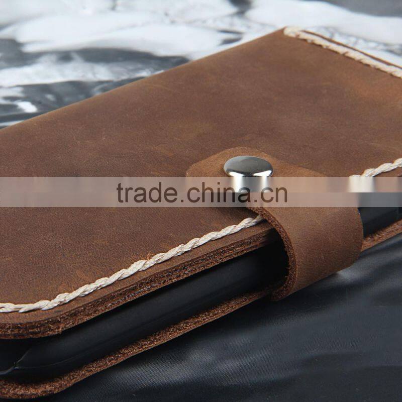 For iPhone 6 Protective Flip Stand Wallet Leather Case Cover Genuine Leather