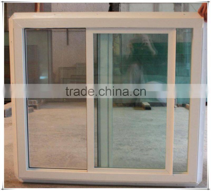 PVC/UPVC Frame material and Horizontal opening pattern pvc window