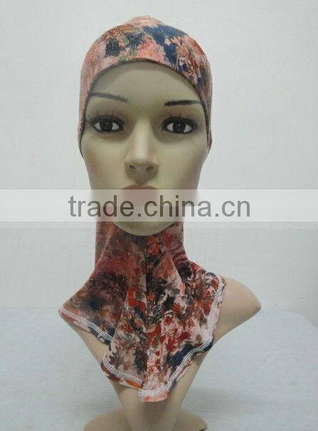 C042 new style print ninja inner underscarf,full underscarf to cover neck