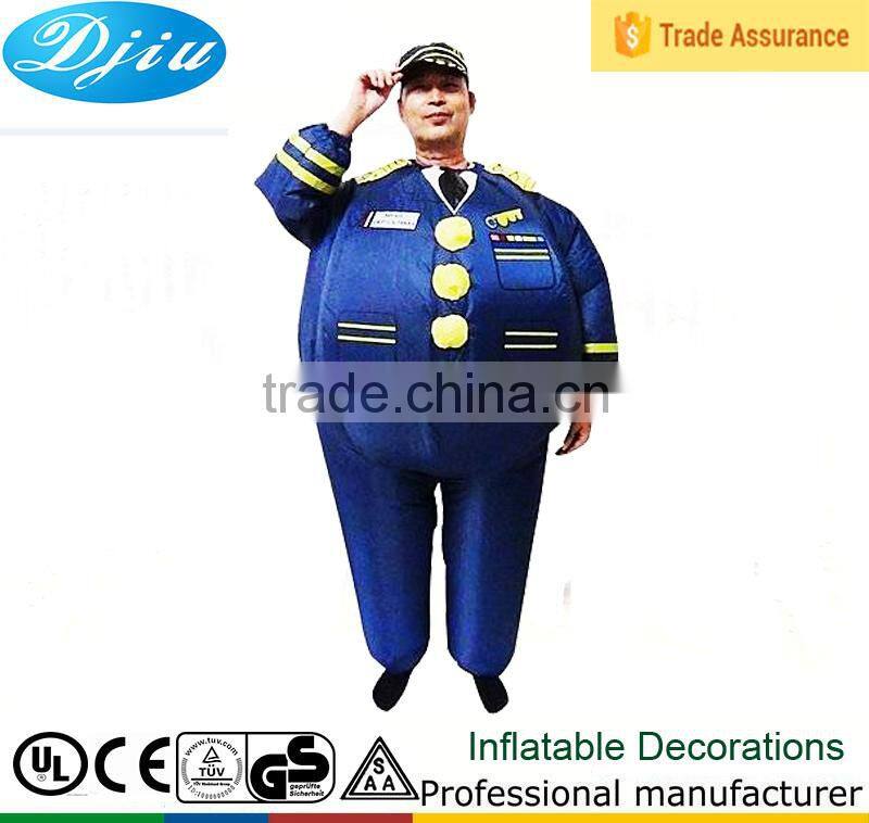 DJ-CO-183 fat police costume inflatable body bumper new interesting products