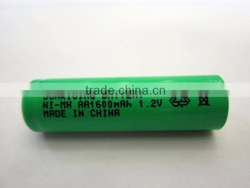 AA 1600mAh 1.2 V Quanlity Rechargeable Battery NI-MH 1.2V Rechargeable 2A Battery Baterias Bateria