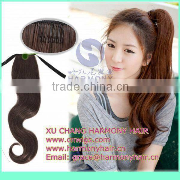 Harmony yaki human hair ponytail is available on stock