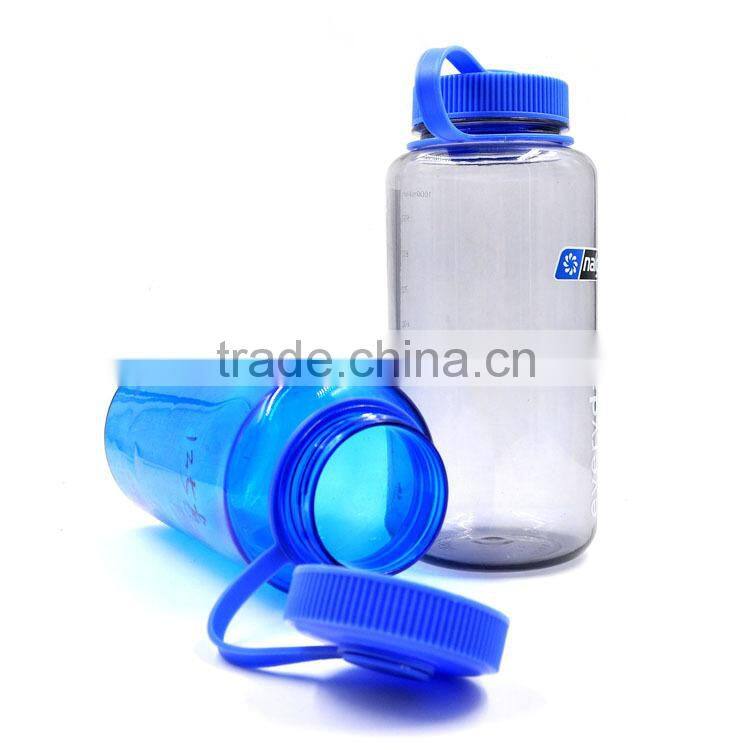 BPA free Large Capacity 1000ML Drink Water Bottle Plastic