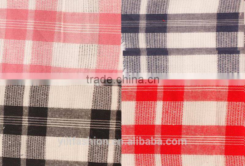 2016 100% cotton woman clothing oem long sleeve plain checked t-shirt manufacturing china